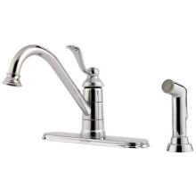 Portland 1.8 GPM Single Hole Kitchen Faucet - Includes Side Spray and Escutcheon