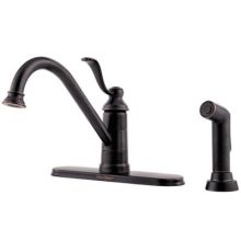 Portland 1.8 GPM Single Hole Kitchen Faucet - Includes Side Spray and Escutcheon