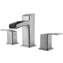 Kenzo 1.2 GPM Widespread Bathroom Faucet with Metal Pop-Up Drain Assembly