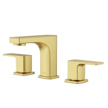 Pfirst Modern 1.2 GPM Widespread Bathroom Faucet