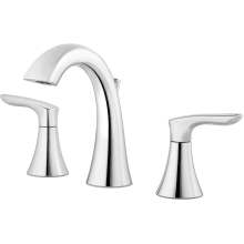 Weller 1.2 GPM Widespread Bathroom Faucet - Includes Metal Pop-Up Drain Assembly