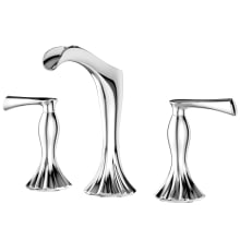 Rhen 1.2 GPM Waterfall Widespread Bathroom Faucet with Pop-Up Drain Assembly