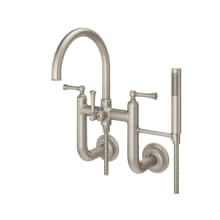 Tisbury Wall Mounted Tub Filler with Hand Shower