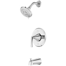 McAllen Tub and Shower Trim Package with 1.8 GPM Multi Function Shower Head, Quick Connect Diverter Tub Spout, Secure Pfit, and Pforever Seal