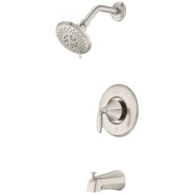 Winfield Tub and Shower Trim Package with 1.8 GPM Multi Function Shower Head, Quick Connect Diverter Tub Spout, and Pforever Seal Technology