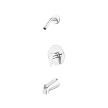 Pfirst Modern Pressure Balanced Tub and Shower Trim Package - Less Showerhead