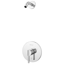 Brislin Pressure Balanced Shower Trim Only with Single Lever Handle - Less Shower Head and Valve