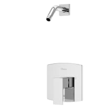 Pfirst Modern Shower Only Trim Package - Less Shower Head and Valve