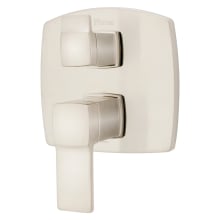 Deckard Pressure Balanced Valve Trim Only with Double Lever Handle and Integrated Diverter - Less Valve
