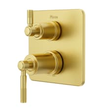 Hillstone Pressure Balanced Valve Trim Only with Double Lever Handle and Integrated Diverter - Less Valve