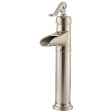 Ashfield 1.2 GPM Single Hole Vessel Waterfall Bathroom Faucet with Country Pump Handle