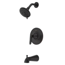 Weller Tub and Shower Trim Package with 1.8 GPM Multi Function Shower Head - Less Rough-In Valve