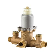 1/2 Inch Shower System Thermostatic Rough In Valve with Service Stops