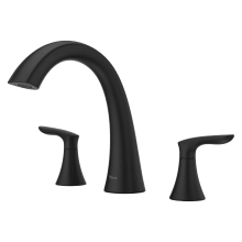 Weller Deck Mounted Roman Tub Filler Trim with Lever Handles - Less Rough In Valve