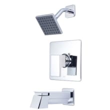 Mod Tub and Shower Trim Package with 1.75 GPM Single Function Shower Head, and Diverter Tub Spout with Escutcheon