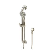 Accent 1.75 GPM Multi Function Hand Shower Package - Includes Slide Bar, Hose, and Wall Supply