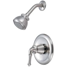 Del Mar Shower Trim Set with 1.75 GPM Single Function Shower Head, Shower Arm, and Flange