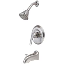 Legacy Tub and Shower Trim Package with 1.75 GPM Multi Function Shower Head, Shower Arm, and Flange