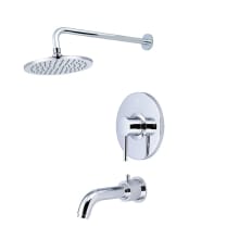 Motegi Tub and Shower Trim Package with 2.5 GPM Single Function Shower Head