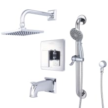 Mod Tub and Shower Trim Package with 1.75 GPM Multi Function Shower Head