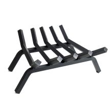 Steel Fireplace Grate with 3/4-Inch Square Bars, 18-Inch Length