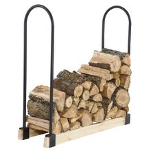 Outdoor Adjustable Log Storage System For Customized Firewood Rack
