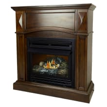 20000 BTU 36 Inch Wide Built-In Vent Free Natural Gas Fireplace