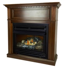 27500 BTU 42 Inch Wide Built-In Vent Free Natural Gas Fireplace