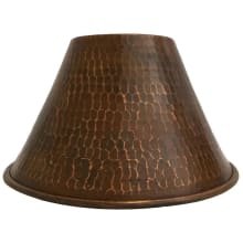 7" W x 4" L Copper Lighting Shade