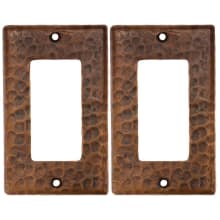 GFI Outlet and Single Rocker Switch Wall Plate - Sold in Pack of 2
