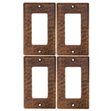 GFI Outlet and Single Rocker Switch Wall Plate - Sold in Pack of 4