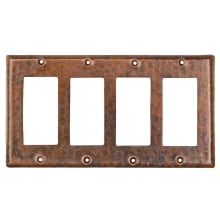 GFI Outlet and Quadruple Rocker Switch Wall Plate