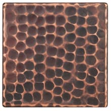 3" x 3" Copper Square Wall Tile - Unpolished Visual - Sold by Piece