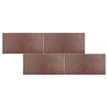 4" x 8" Rectangle Wall Tile - Unpolished Visual - Sold by Pack of (4)