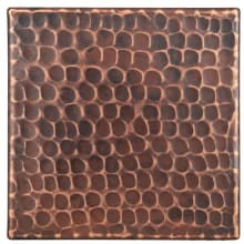 4" x 4" Copper Square Wall Tile - Unpolished Visual - Sold by Piece