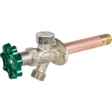3/4" MIP x 1/2" FIP Handle-Operated Freezeless Residential Wall Hydrant with 12" Insertion