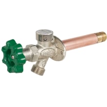 1/2" Crimp PEX Handle-Operated Freezeless Residential Wall Hydrant with 12" Insertion