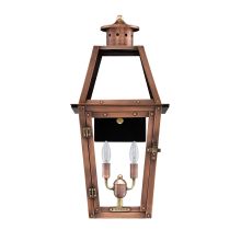 Acadian 11" Wide 2 Light Outdoor Wall-Mounted Lantern in Electric Configuration