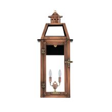 Bienville 9" Wide 2 Light Outdoor Wall-Mounted Lantern in Electric Configuration