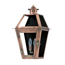 Orleans 18" Tall 2 Light Outdoor Wall-Mounted Lantern in Electric Configuration