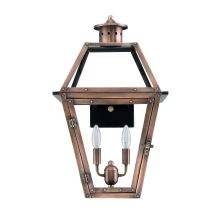 Orleans 27" Tall 3 Light Outdoor Wall-Mounted Lantern in Electric Configuration