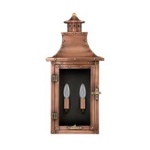 Royal 10" Wide 2 Light Outdoor Wall-Mounted Lantern in Electric Configuration