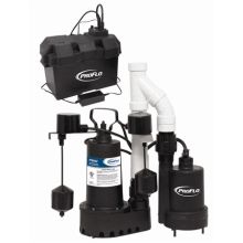 1/3 HP Sump Pump System with Back Up