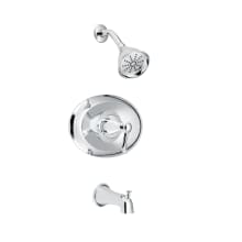 Retrofit Tub and Shower Trim Package with 1.75 GPM Single Function Shower Head