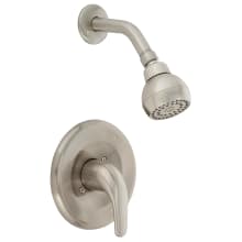 1.75 GPM Single Function Shower Head with Single Handle Valve Trim - Less Rough-In Valve