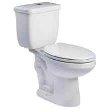 1400 Series 1.1 / 1.6 GPF Dual Flush Two-Piece Round Toilet with Top Button Actuator and 12" Rough In