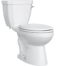 1500 Series 1.28 GPF Two-Piece Round Toilet with Left Hand Trip Lever and 14" Rough In