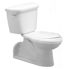 1600 Series 1 GPF Two-Piece Round Toilet with Right Hand Trip Lever and Rear Outlet