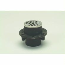 PROFLO PF42959RD Chrome Cast Iron Round Shower Drain 2/" Ic Connection