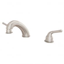 Deck Mounted Roman Tub Filler Trim with Metal Lever Handles with Rough-In and Trim Kit